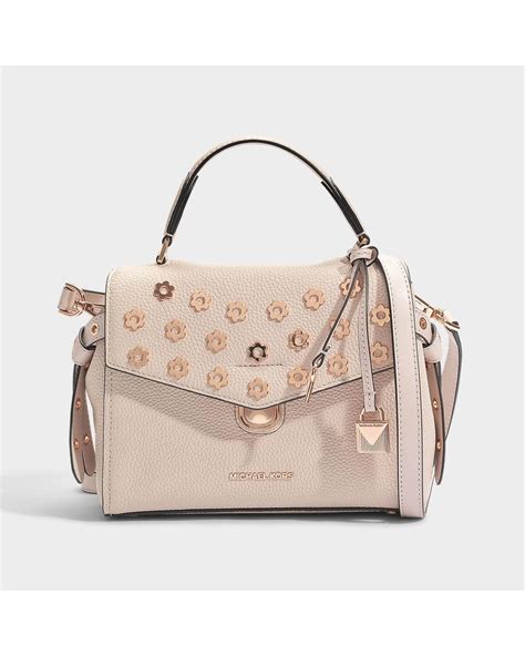 michael michael kors bristol small top handle leather satchel|MICHAEL Michael Kors Bristol Signature Top.